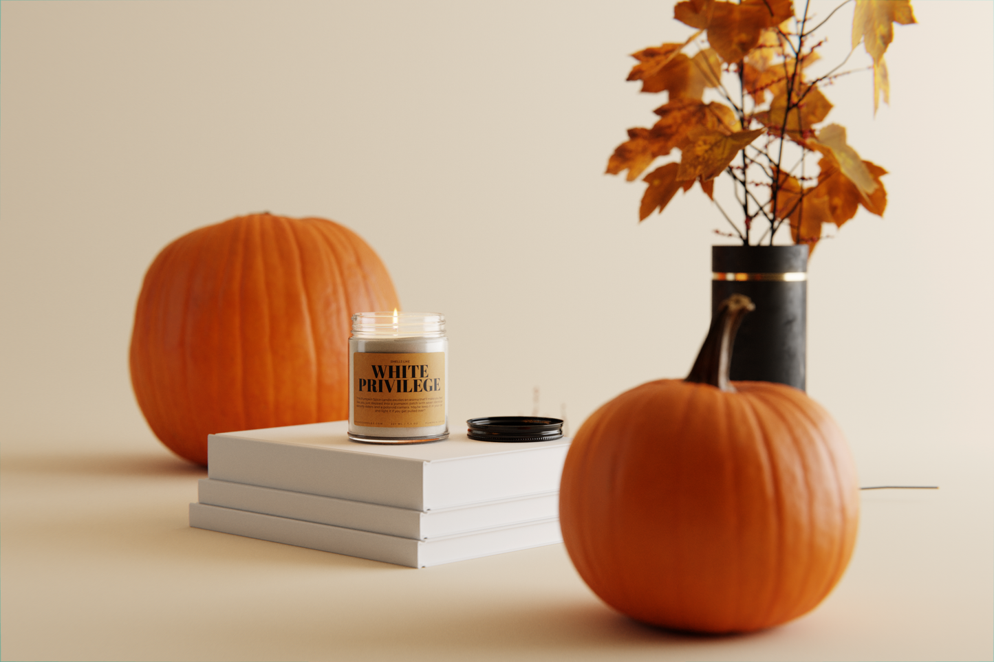 White Privilege - 7.5 oz Pumpkin Spice Candle