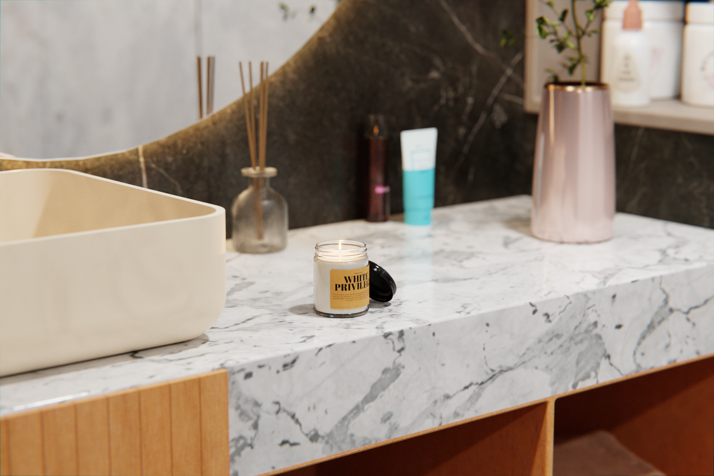 White Privilege - 7.5 oz Pumpkin Spice Candle